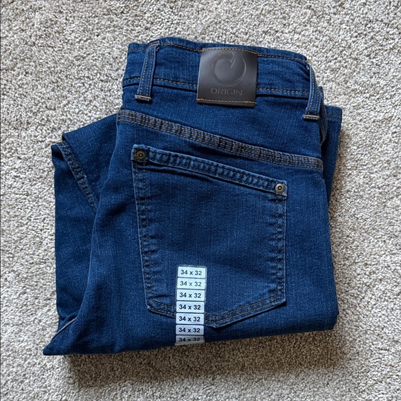 Origins Other - Origin Delta 68 Performance Jeans Dark Blue Wash Men 34x32 Tapered Slim Pants